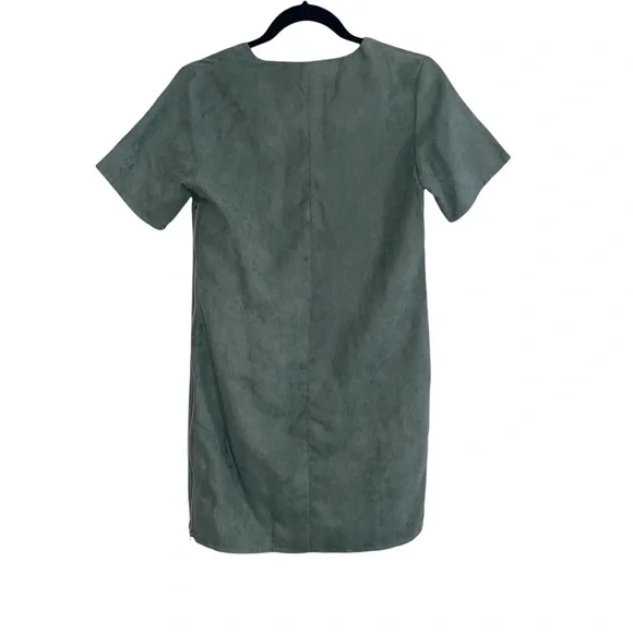Green Missguided Suede Dress, 4 - Picture 11 of 13